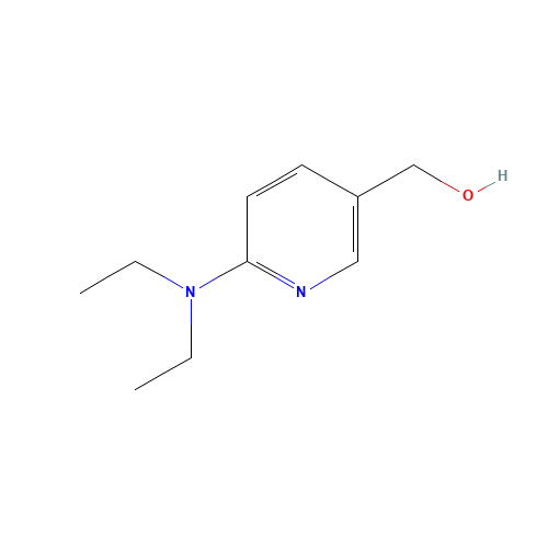 [6-(diethylamino)pyridin-3-yl]methanol (CAS: 690632-68-9) - Chemical Structure and Molecular Formula 