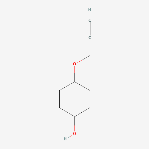 4-prop-2-ynoxycyclohexan-1-ol (CAS: 1447817-83-5) - Chemical Structure and Molecular Formula 
