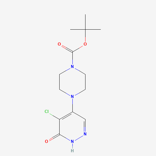 tert-butyl 4-(5-chloro-6-oxo-1H-pyridazin-4-yl)piperazine-1-carboxylate (CAS: 1062118-80-2) - Related Chemical Product