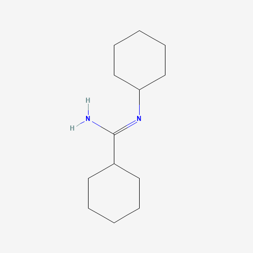 N'-cyclohexylcyclohexanecarboximidamide (CAS: 166985-87-1) - Chemical Structure and Molecular Formula 