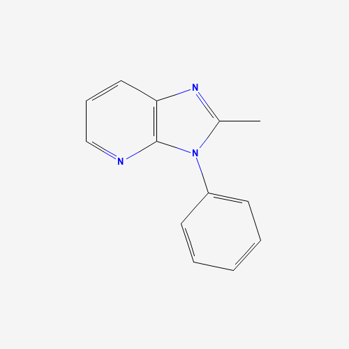 2-methyl-3-phenylimidazo[4,5-b]pyridine (CAS: 41231-01-0) - Chemical Structure and Molecular Formula 