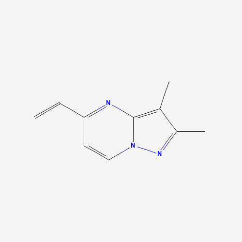5-ethenyl-2,3-dimethylpyrazolo[1,5-a]pyrimidine (CAS: 1500104-13-1) - Chemical Structure and Molecular Formula 