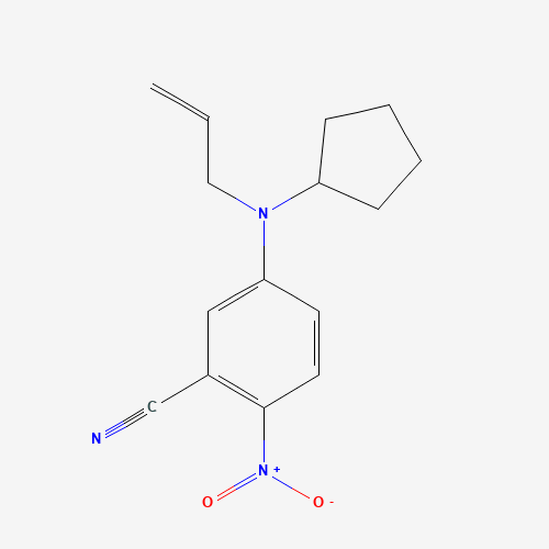 5-[cyclopentyl(prop-2-enyl)amino]-2-nitrobenzonitrile (CAS: 821776-46-9) - Related Chemical Product