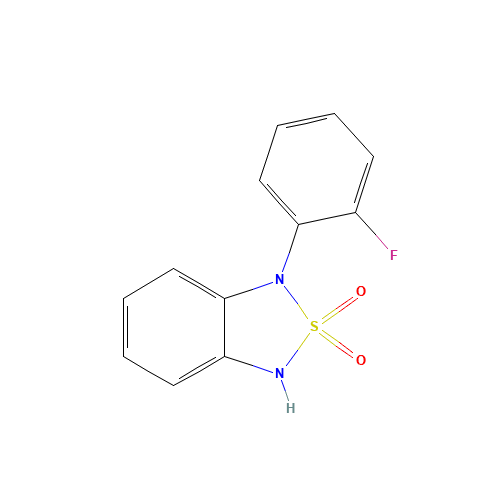 3-(2-fluorophenyl)-1H-2$l^{6},1,3-benzothiadiazole 2,2-dioxide (CAS: 1033224-74-6) - Related Chemical Product