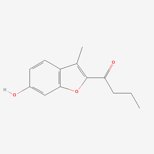 1-(6-hydroxy-3-methyl-1-benzofuran-2-yl)butan-1-one (CAS: 99245-46-2) - Related Chemical Product