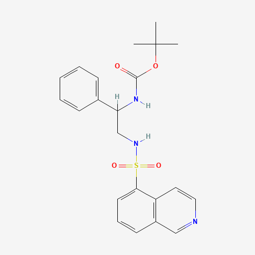 tert-butyl N-[2-(isoquinolin-5-ylsulfonylamino)-1-phenylethyl]carbamate (CAS: 1253955-68-8) - Related Chemical Product