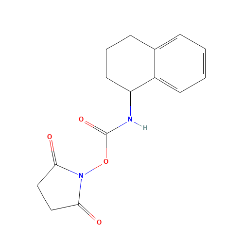 (2,5-dioxopyrrolidin-1-yl) N-(1,2,3,4-tetrahydronaphthalen-1-yl)carbamate (CAS: 1460028-01-6) - Related Chemical Product