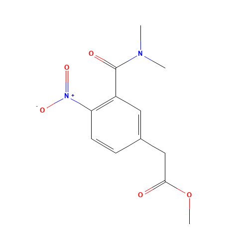 methyl 2-[3-(dimethylcarbamoyl)-4-nitrophenyl]acetate (CAS: 594844-71-0) - Related Chemical Product