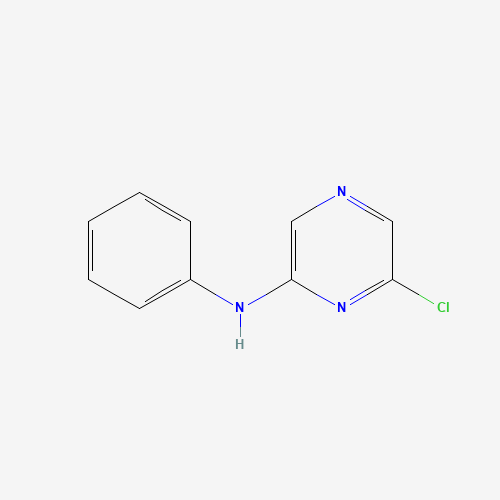 6-chloro-N-phenylpyrazin-2-amine (CAS: 642459-03-8) - Chemical Structure and Molecular Formula 