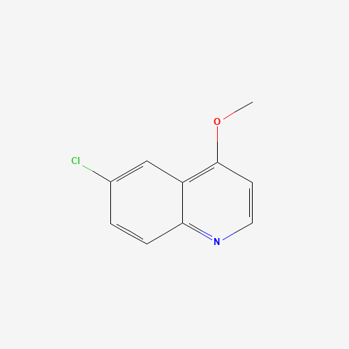 6-chloro-4-methoxyquinoline (CAS: 676262-10-5) - Chemical Structure and Molecular Formula 