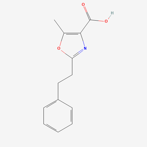5-methyl-2-(2-phenylethyl)-1,3-oxazole-4-carboxylic acid (CAS: 265128-39-0) - Related Chemical Product
