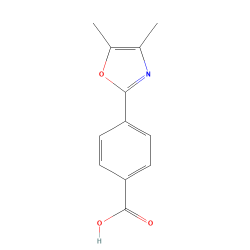 4-(4,5-dimethyl-1,3-oxazol-2-yl)benzoic acid (CAS: 1048918-56-4) - Related Chemical Product