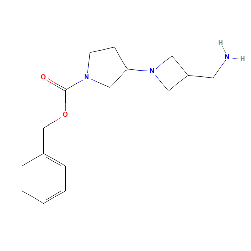 benzyl 3-[3-(aminomethyl)azetidin-1-yl]pyrrolidine-1-carboxylate (CAS: 883547-76-0) - Related Chemical Product