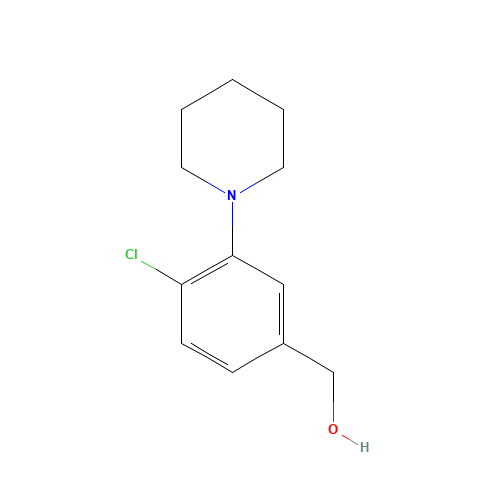 (4-chloro-3-piperidin-1-ylphenyl)methanol (CAS: 1242315-76-9) - Related Chemical Product