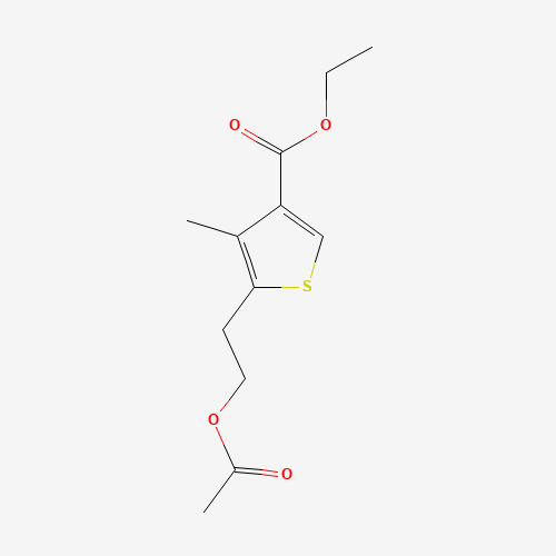 ethyl 5-(2-acetyloxyethyl)-4-methylthiophene-3-carboxylate (CAS: 19156-47-9) - Related Chemical Product