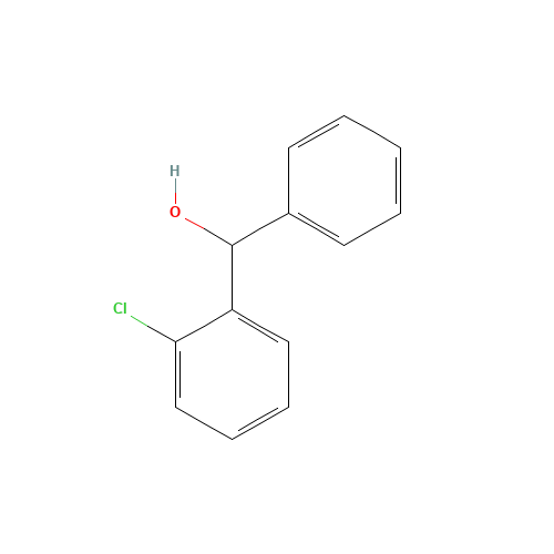 (2-chlorophenyl)-phenylmethanol (CAS: 6954-45-6) - Chemical Structure and Molecular Formula 