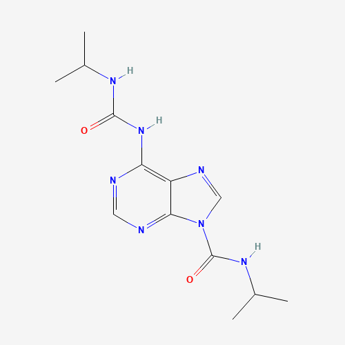 N-propan-2-yl-6-(propan-2-ylcarbamoylamino)purine-9-carboxamide (CAS: 1092352-83-4) - Related Chemical Product