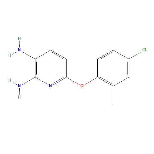 6-(4-chloro-2-methylphenoxy)pyridine-2,3-diamine (CAS: 224187-31-9) - Related Chemical Product