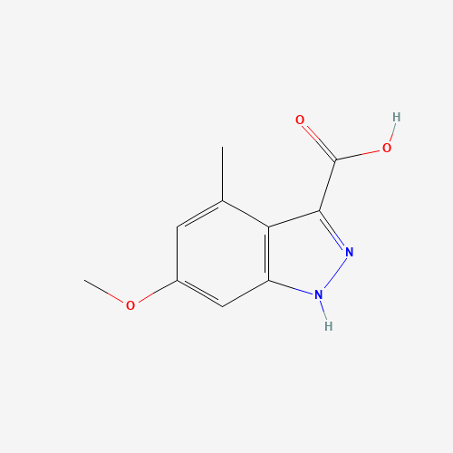 6-methoxy-4-methyl-1H-indazole-3-carboxylic acid (CAS: 885521-42-6) - Related Chemical Product