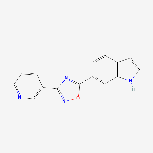 5-(1H-indol-6-yl)-3-pyridin-3-yl-1,2,4-oxadiazole (CAS: 1073461-22-9) - Related Chemical Product