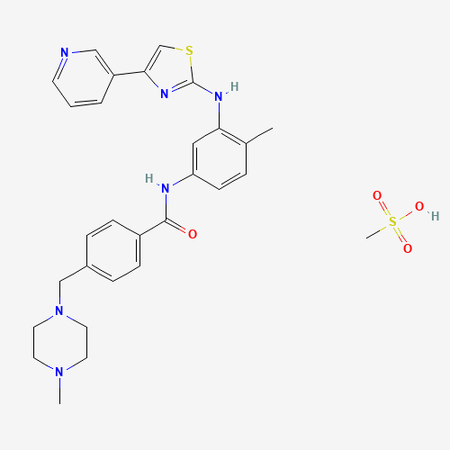 methanesulfonic acid;4-[(4-methylpiperazin-1-yl)methyl]-N-[4-methyl-3-[(4-pyridin-3-yl-1,3-thiazol-2-yl)amino]phenyl]benzamide (CAS: 1048007-93-7) - Related Chemical Product