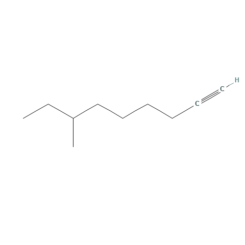 7-methylnon-1-yne (CAS: 71566-65-9) - Chemical Structure and Molecular Formula 