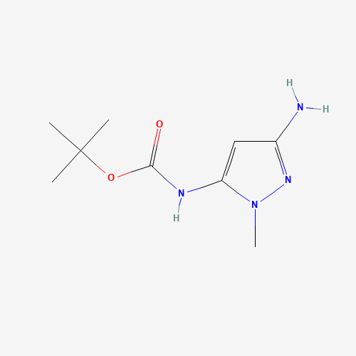tert-butyl N-(5-amino-2-methylpyrazol-3-yl)carbamate (CAS: 948573-70-4) - Related Chemical Product