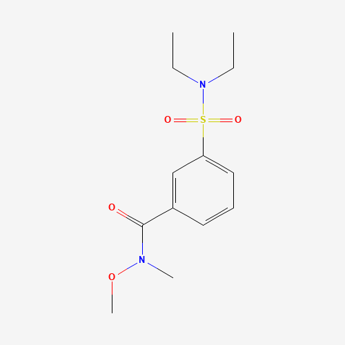 3-(diethylsulfamoyl)-N-methoxy-N-methylbenzamide (CAS: 317829-65-5) - Related Chemical Product