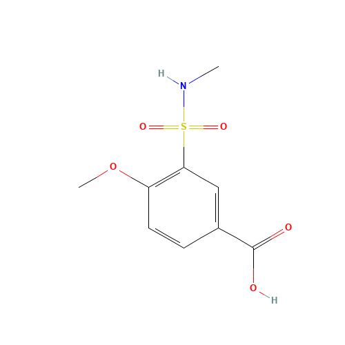 4-methoxy-3-(methylsulfamoyl)benzoic acid (CAS: 576169-99-8) - Related Chemical Product