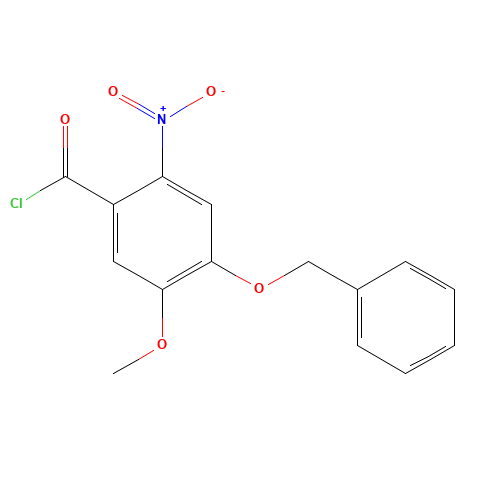 5-methoxy-2-nitro-4-phenylmethoxybenzoyl chloride (CAS: 64154-78-5) - Related Chemical Product