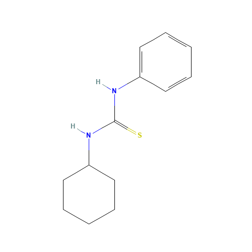 1-cyclohexyl-3-phenylthiourea (CAS: 722-03-2) - Related Chemical Product