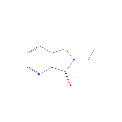 6-ethyl-5H-pyrrolo[3,4-b]pyridin-7-one (CAS: 1046121-01-0) - Chemical Structure and Molecular Formula 