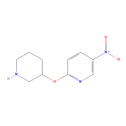 5-nitro-2-piperidin-3-yloxypyridine (CAS: 1185539-84-7) - Related Chemical Product