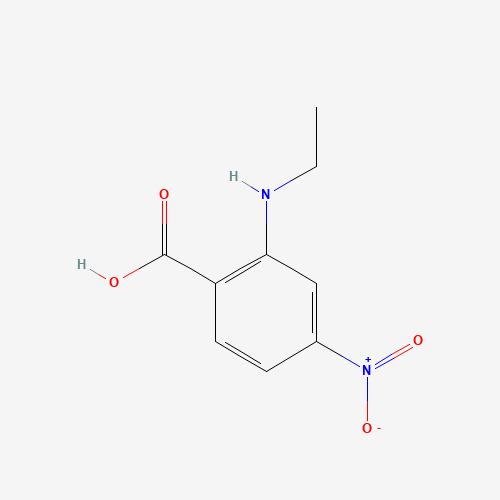 2-(ethylamino)-4-nitrobenzoic acid (CAS: 49565-61-9) - Chemical Structure and Molecular Formula 