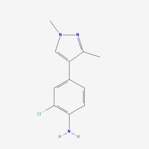 2-chloro-4-(1,3-dimethylpyrazol-4-yl)aniline (CAS: 1400287-26-4) - Related Chemical Product