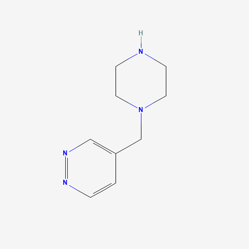 4-(piperazin-1-ylmethyl)pyridazine (CAS: 1263387-83-2) - Chemical Structure and Molecular Formula 