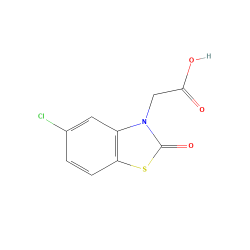 2-(5-chloro-2-oxo-1,3-benzothiazol-3-yl)acetic acid (CAS: 54769-25-4) - Related Chemical Product