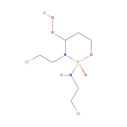 N,3-bis(2-chloroethyl)-4-hydroperoxy-2-oxo-1,3,2$l^{5}-oxazaphosphinan-2-amine (CAS: 39800-28-7) - Related Chemical Product