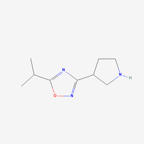 5-propan-2-yl-3-pyrrolidin-3-yl-1,2,4-oxadiazole (CAS: 1225218-61-0) - Related Chemical Product