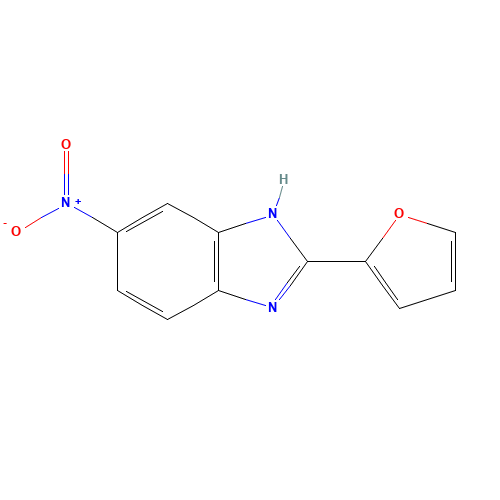 2-(furan-2-yl)-6-nitro-1H-benzimidazole (CAS: 27146-12-9) - Chemical Structure and Molecular Formula 