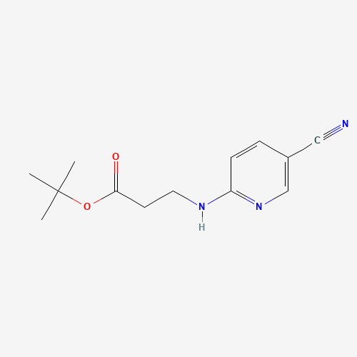 tert-butyl 3-[(5-cyanopyridin-2-yl)amino]propanoate (CAS: 1243559-32-1) - Related Chemical Product