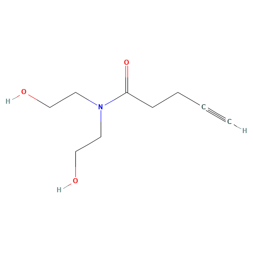 N,N-bis(2-hydroxyethyl)pent-4-ynamide (CAS: 1444123-24-3) - Related Chemical Product