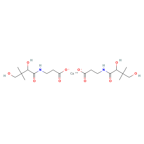 calcium;3-[(2,4-dihydroxy-3,3-dimethylbutanoyl)amino]propanoate (CAS: 305808-23-5) - Related Chemical Product