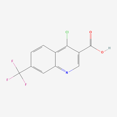 4-chloro-7-(trifluoromethyl)quinoline-3-carboxylic acid (CAS: 89524-63-0) - Related Chemical Product