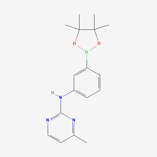 4-methyl-N-[3-(4,4,5,5-tetramethyl-1,3,2-dioxaborolan-2-yl)phenyl]pyrimidin-2-amine (CAS: 1312535-39-9) - Related Chemical Product