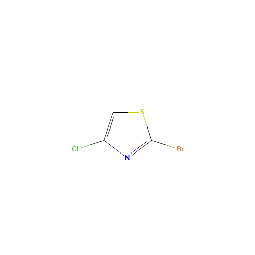 2-bromo-4-chloro-1,3-thiazole (CAS: 139670-03-4) - Chemical Structure and Molecular Formula 
