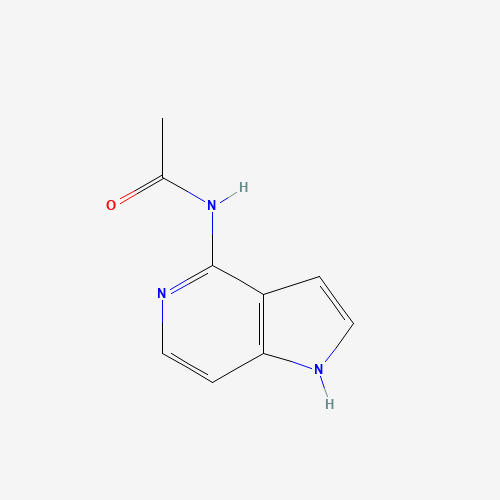N-(1H-pyrrolo[3,2-c]pyridin-4-yl)acetamide (CAS: 1415124-83-2) - Chemical Structure and Molecular Formula 
