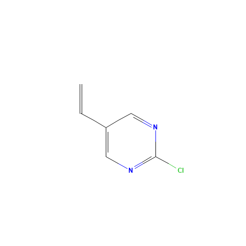 2-chloro-5-ethenylpyrimidine (CAS: 131467-06-6) - Chemical Structure and Molecular Formula 