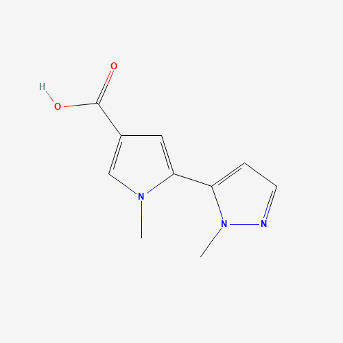 1-methyl-5-(2-methylpyrazol-3-yl)pyrrole-3-carboxylic acid (CAS: 1044852-25-6) - Related Chemical Product