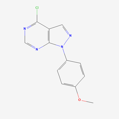 4-chloro-1-(4-methoxyphenyl)pyrazolo[3,4-d]pyrimidine (CAS: 650628-54-9) - Related Chemical Product